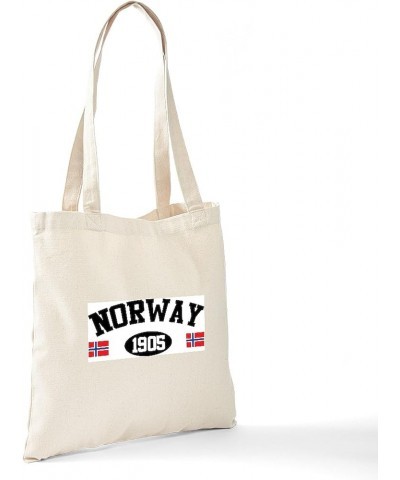 I Love Norway Tote Bag Natural Canvas Tote Bag, Cloth Shopping Bag Norway 1905 Tote Bag $8.63 Travel Gear