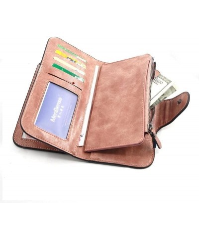 Wallets Ladies Wallet Wax Oil Leather Billfold Retro Leather Wallet Mobile Phone Female Durable Purses Organized and Easy to ...