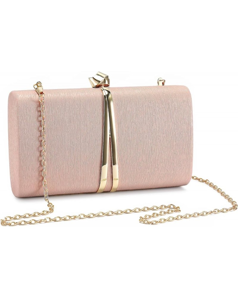 Women's Evening Clutch Bag Elegant Cocktail Bridal Handbag Wedding Party Purse Champagne $15.11 Evening Bags