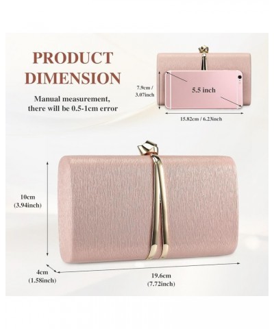 Women's Evening Clutch Bag Elegant Cocktail Bridal Handbag Wedding Party Purse Champagne $15.11 Evening Bags