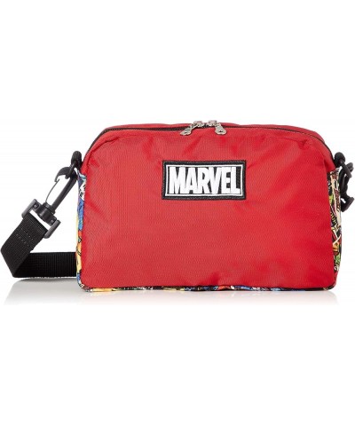 Marvel MV-222b Comic Pattern Series Mini Shoulder Bag RD (MV-223) Rd (Mv-223) $18.33 Shoulder Bags