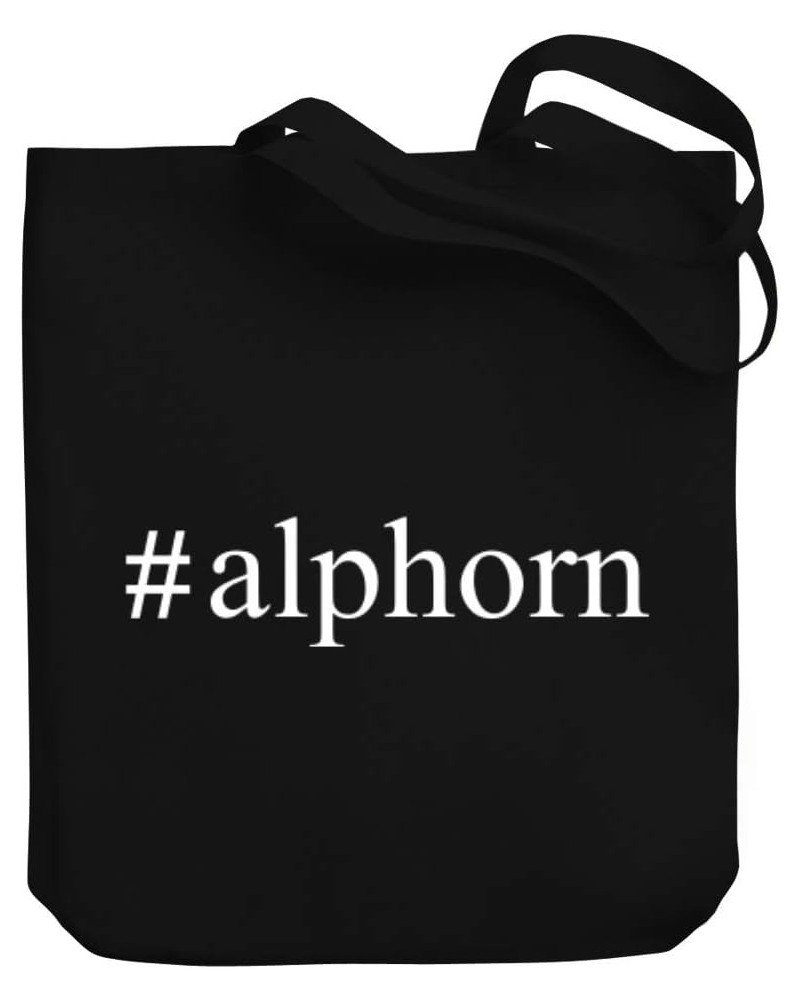 Alphorn Hashtag Canvas Tote Bag 10.5" x 16" x 4 $21.19 Totes