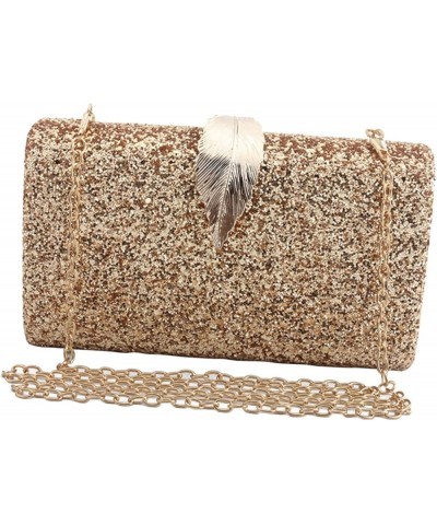 2 Pcs Clutch Handbag Women Clutch Bag Dinner Bag Women Handbag Evening Handbag Fashion Miss Small Square Goldenx3pcs $16.36 C...