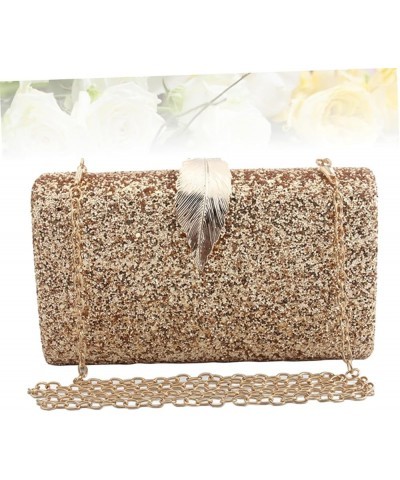 2 Pcs Clutch Handbag Women Clutch Bag Dinner Bag Women Handbag Evening Handbag Fashion Miss Small Square Goldenx3pcs $16.36 C...