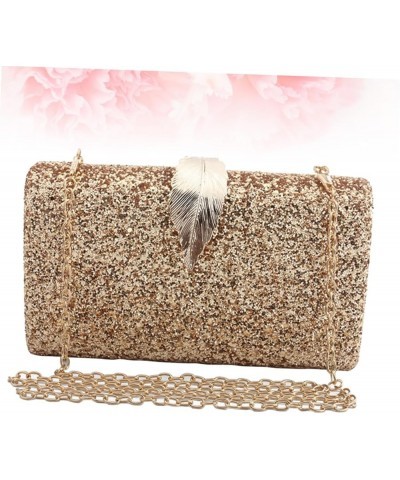 2 Pcs Clutch Handbag Women Clutch Bag Dinner Bag Women Handbag Evening Handbag Fashion Miss Small Square Goldenx3pcs $16.36 C...