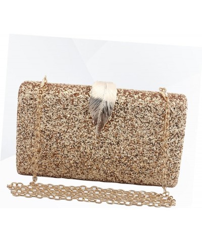 2 Pcs Clutch Handbag Women Clutch Bag Dinner Bag Women Handbag Evening Handbag Fashion Miss Small Square Goldenx3pcs $16.36 C...