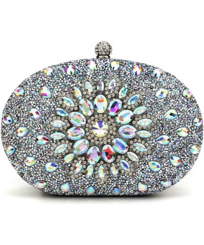 Evening Handbags for Women Sparkly Rhinestone Beaded Clutch Purses Crossbody Purses for Wedding Party Prom Ab Colorful $22.54...