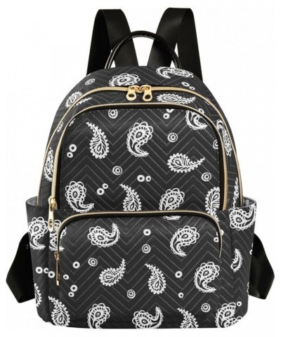 Paisley Ethnic Pattern Mini Backpack Purse for Women Travel Bag Fashion Daypack Back Pack Shoulder Bag Multicolor Small $15.1...