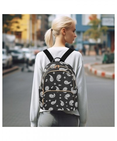 Paisley Ethnic Pattern Mini Backpack Purse for Women Travel Bag Fashion Daypack Back Pack Shoulder Bag Multicolor Small $15.1...