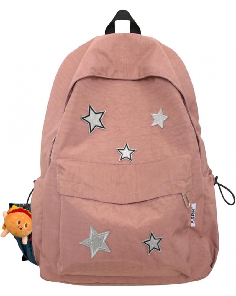 Kawaii Backpack Star Large Capacity for Women Cute Trendy Fashion Travel Outdoor Weekend Getaway Stylish (Green) Pink $14.52 ...