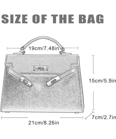 Women's Top Handle Handbags 9 * 2.5 * 5.5in Crossbody Satchel Bags Trendy Shoulder Bag Mini Crocodile Purses Clutch Green-1 $...