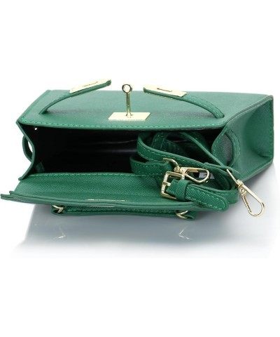 Women's Top Handle Handbags 9 * 2.5 * 5.5in Crossbody Satchel Bags Trendy Shoulder Bag Mini Crocodile Purses Clutch Green-1 $...