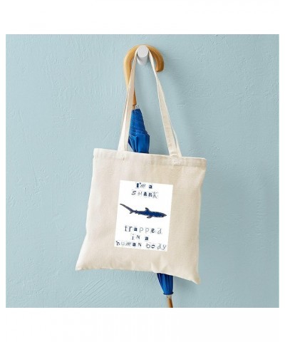 I'm A Shark Tote Bag Natural Canvas Tote Bag, Cloth Shopping Bag I'm a Shark Tote Bag $8.79 Travel Gear