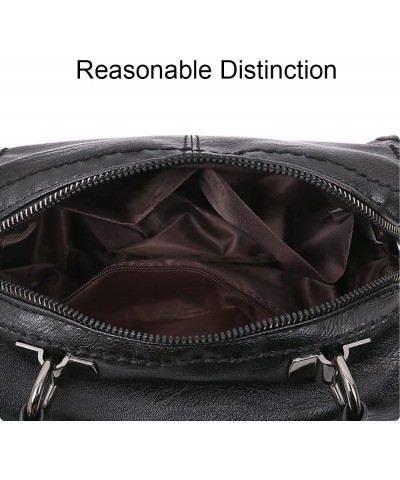 Fashion Handbag Soft Leather Shoulder Bag Messenger Bag Butterfly Zipper Pull Shape Red $36.35 Shoulder Bags