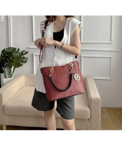 Shoulder Bag for Women, PU Leather Pocketbook Top-Handle Crossbody Purse Tote Satchel Handbag Kissaten Beige $26.49 Totes