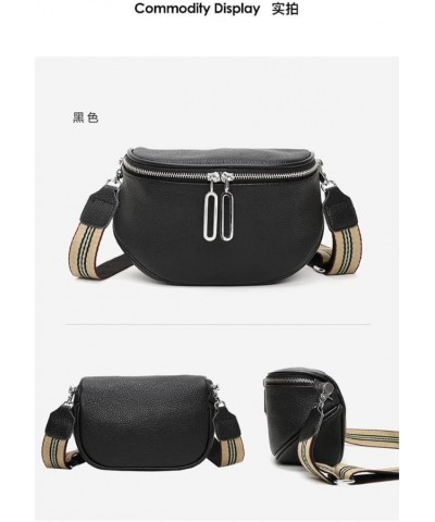 Genuine Leather Saddle Handbag for Women Shoulder Bag Large Capacity Chest Bag Crossbody Purse Red $23.81 Totes