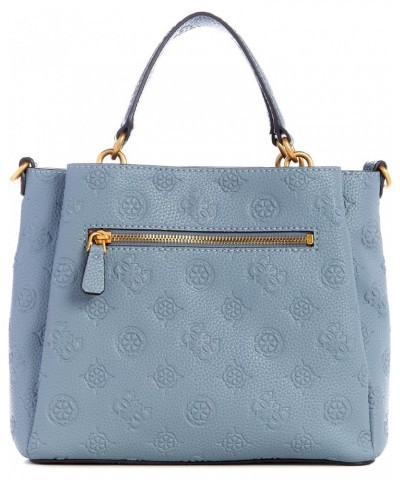 Izzy Peony Small Girlfriend Satchel Light Denim Logo $39.83 Satchels