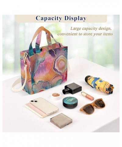 Colorful Background Women's Tote Handbags Top Handle Satchel Shoulder Bag Crossbody Bag S $19.79 Totes