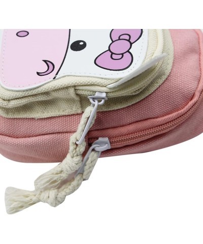 Sling Bags, Crossbody Chest Bag, Canvas Daily Sports Shoulder Bag for Women Lady, Cute Cow Ox Bull Cute Cow,pink $12.16 Satchels