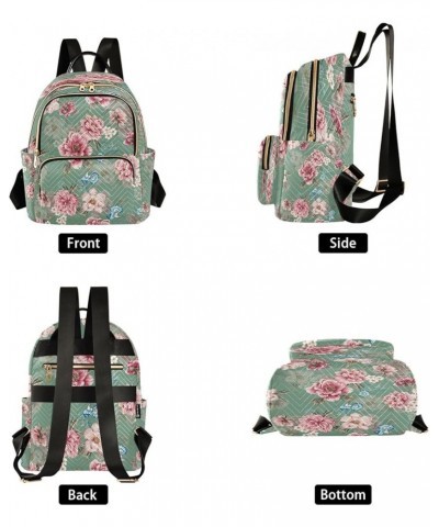 Women Backpack Purse Peony Magnolia Fashion Shoulder Bags Travel Backpack Small Daypacks S Small $12.22 Backpacks