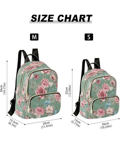 Women Backpack Purse Peony Magnolia Fashion Shoulder Bags Travel Backpack Small Daypacks S Small $12.22 Backpacks