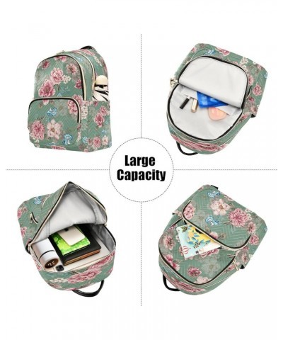 Women Backpack Purse Peony Magnolia Fashion Shoulder Bags Travel Backpack Small Daypacks S Small $12.22 Backpacks