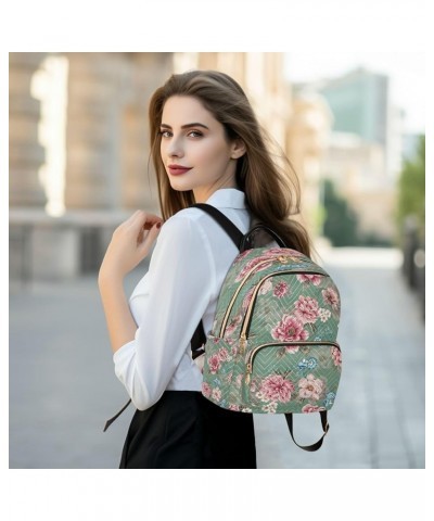 Women Backpack Purse Peony Magnolia Fashion Shoulder Bags Travel Backpack Small Daypacks S Small $12.22 Backpacks