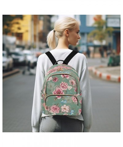 Women Backpack Purse Peony Magnolia Fashion Shoulder Bags Travel Backpack Small Daypacks S Small $12.22 Backpacks