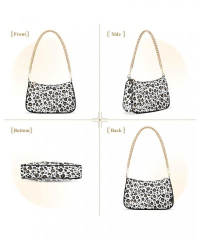 Butterfly Colored Shoulder Bag for Women Fabric Crescent Handbag with Zipper Chain Clutch Purses 08 $16.79 Clutches