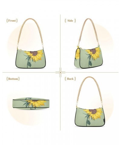 Shoulder Bags for Women, Flower Blue Hobo Tote Handbag, Retro Chain Bag Purse with Zipper Color03 $16.79 Shoulder Bags