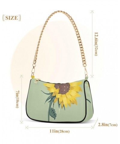 Shoulder Bags for Women, Flower Blue Hobo Tote Handbag, Retro Chain Bag Purse with Zipper Color03 $16.79 Shoulder Bags