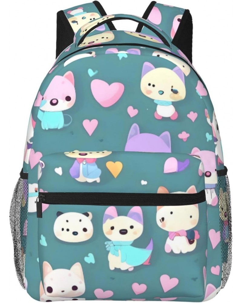 Cute Little Fox Stylish And Lightweight Backpack,Comfortable To Carry,Multi-Pocket Design,23l Capacity,Easily Meet Your Daily...