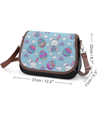 Printed Crossbody Bag Shoulder Bag PU Leather Women's Designer Satchels Horror Color12 $24.07 Satchels