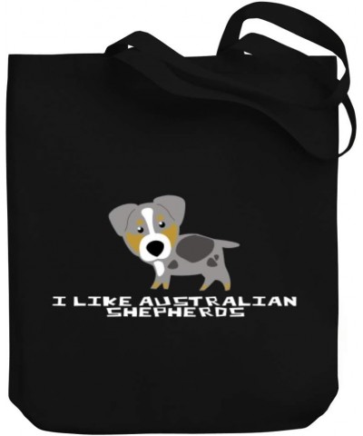 I like Australian Shepherds Canvas Tote Bag 10.5" x 16" x 4 $20.00 Totes