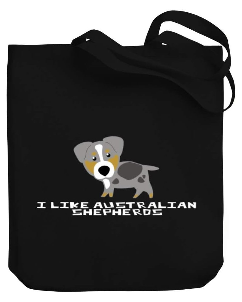 I like Australian Shepherds Canvas Tote Bag 10.5" x 16" x 4 $20.00 Totes