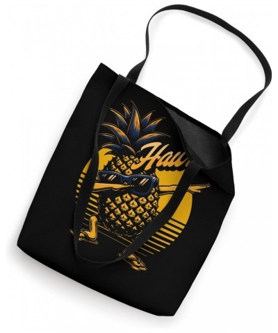 Tropical Party Pineapple Funny Dabbing Hawaii Vacation Vibes Tote Bag $11.28 Totes