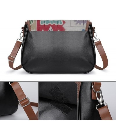 Fashion Crossbody Bags Women's Shoulder Bags Classic City Leather Satchels Hobo Bags Universe Fantasy Color10 $22.50 Crossbod...