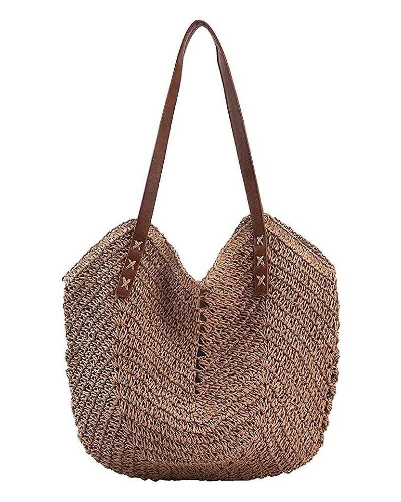 Fashion Woven Hollow Out Shoulder Bags Straw Summer Crossbody Beach Travel Handbag Female Bag Purse Women E $12.06 Shoulder Bags