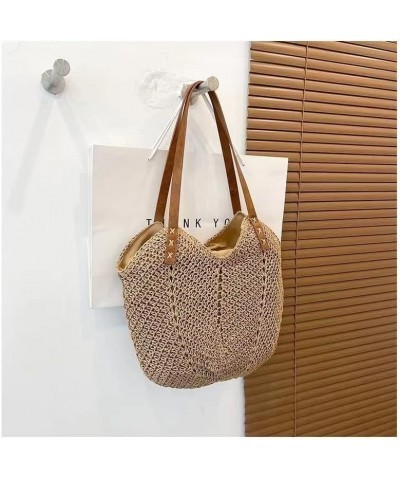 Fashion Woven Hollow Out Shoulder Bags Straw Summer Crossbody Beach Travel Handbag Female Bag Purse Women E $12.06 Shoulder Bags