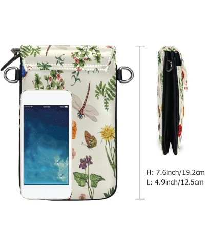 Women PU Leather Crossbody Bag Daisy Phone Pouch Wallet with Credit Card Slots Shoulder Bag Cute 39 $15.59 Crossbody Bags