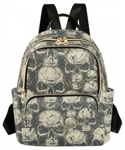 Skulls Grunge Style Backpack Purse for Women Fashion Travel Bag Ladies Shoulder Bags with Strap Handbag Lady Purse,M Medium $...