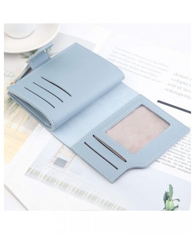 Wallet Zipper Photo Holder Solid Color Blocking Luxury Card Holder Organizer for Women Wallet Green Coffee $9.70 Wallets