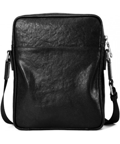 Shoulder Bag Business Casual Crossbody Head Layer Cowhide Leather Large Capacity Vertical Shoulder Bag D $71.88 Crossbody Bags