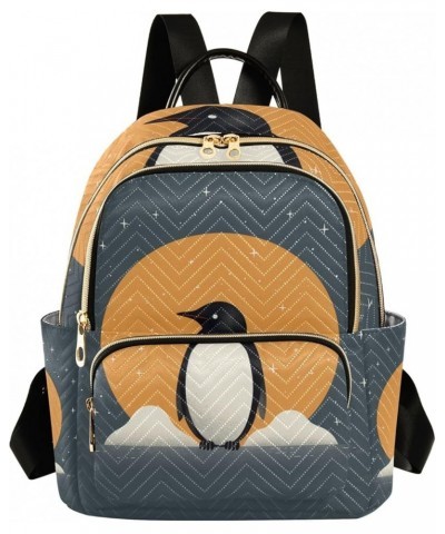 Mini Backpack Purse for Women, Sun Penguin Travel Bag Casual Daypack Shoulder Bag Small $15.04 Backpacks