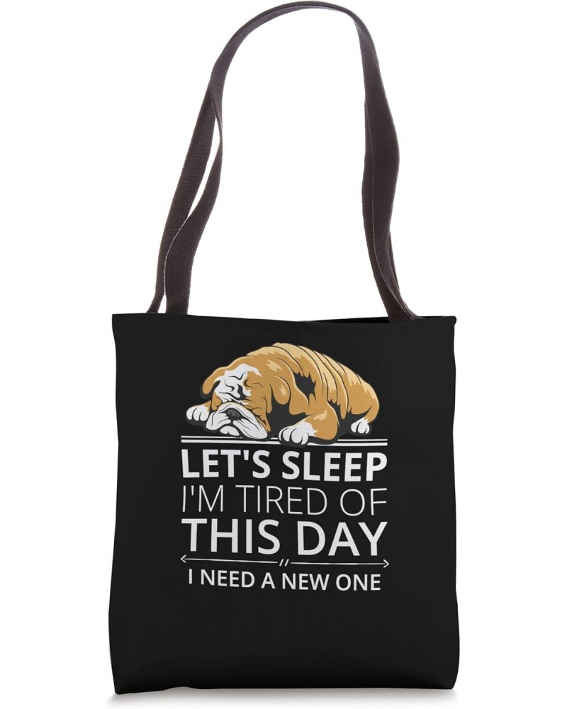 British English Bulldog Dog Breed Tote Bag $9.66 Totes