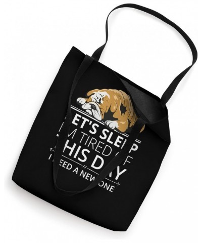 British English Bulldog Dog Breed Tote Bag $9.66 Totes