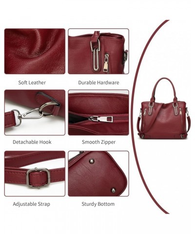 Purses and Handbags for Women Top Handle Satchel Shoulder Bags Leather Crossbody Bags Ladies Tote Purses Brown $28.05 Shoulde...