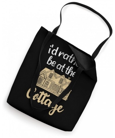 Cottagecore Aesthetic I'd Rather Be At The Cottage Tote Bag $8.82 Totes