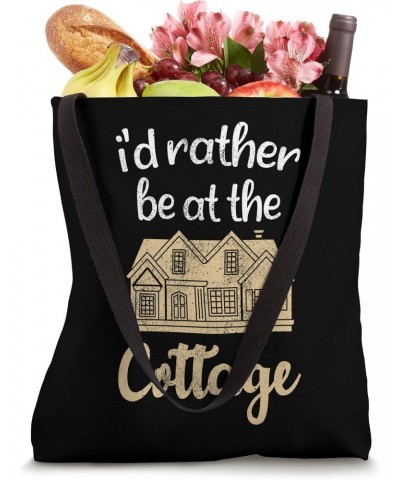 Cottagecore Aesthetic I'd Rather Be At The Cottage Tote Bag $8.82 Totes