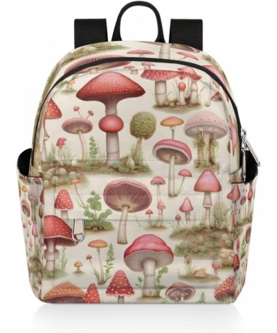 Cute Mushroom Small Backpack for Women Ladies Mini Backpack Travel Casual Backpack Purse Satchel Daypack $16.71 Backpacks